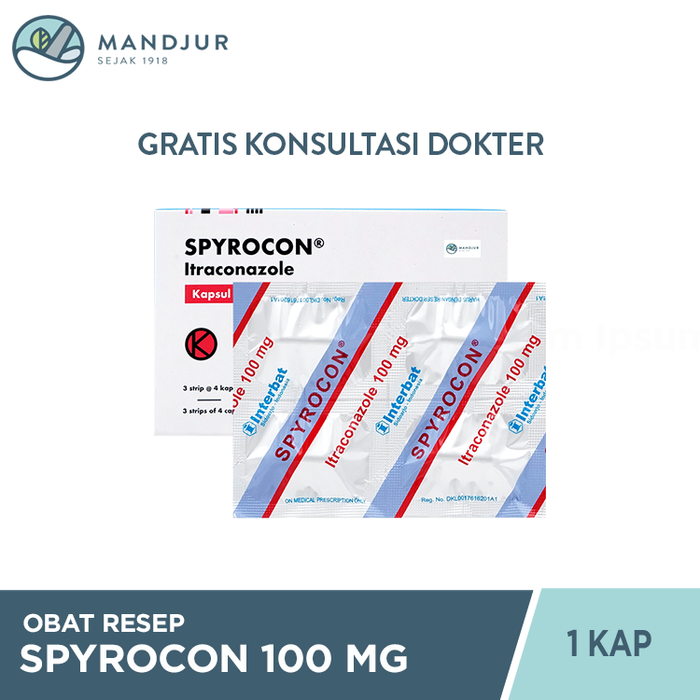 Spyrocon 100 mg Kapsul