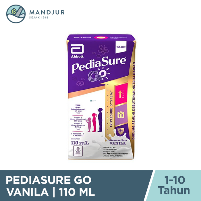 Pediasure Go Vanila Susu UHT 110 mL