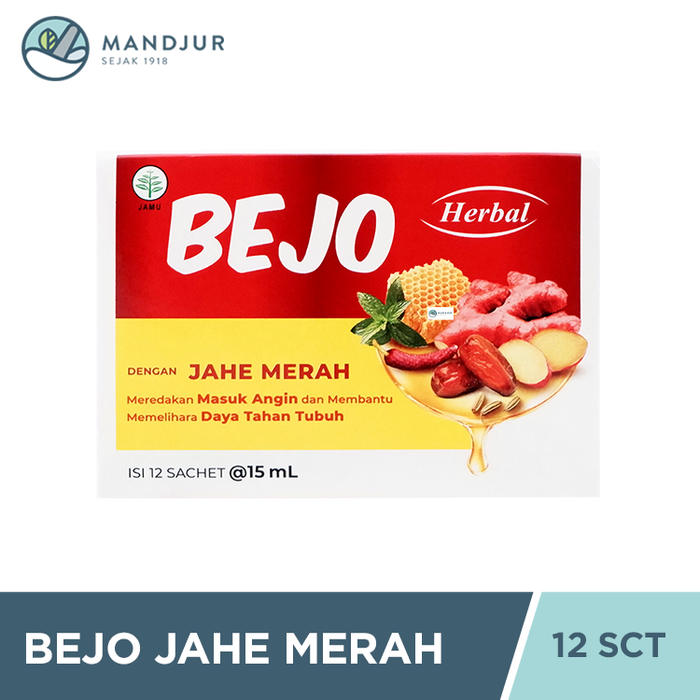 Bejo Jahe Merah 12 Sachet