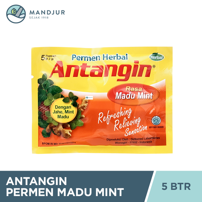 Permen Antangin Madu Mint Sachet 5 Butir