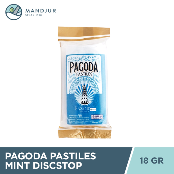 Pagoda Pastiles Mint Discstop 18 Gram