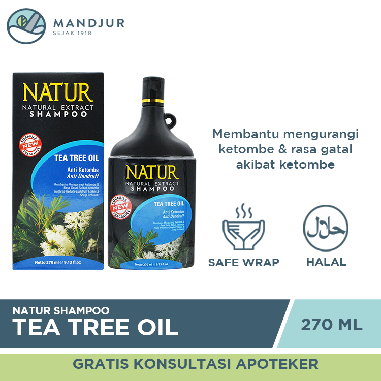 Natur Shampoo Tea Tree Oil 270 ML — Apotek