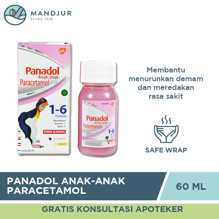 Panadol Anak - Anak Paracetamol - Apotek Mandjur